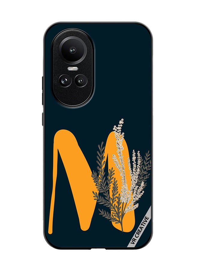 VR CREATIVE Protective Case Cover For Oppo Reno 10 Pro Alphabet M(113) Design Multicolour - Image 1