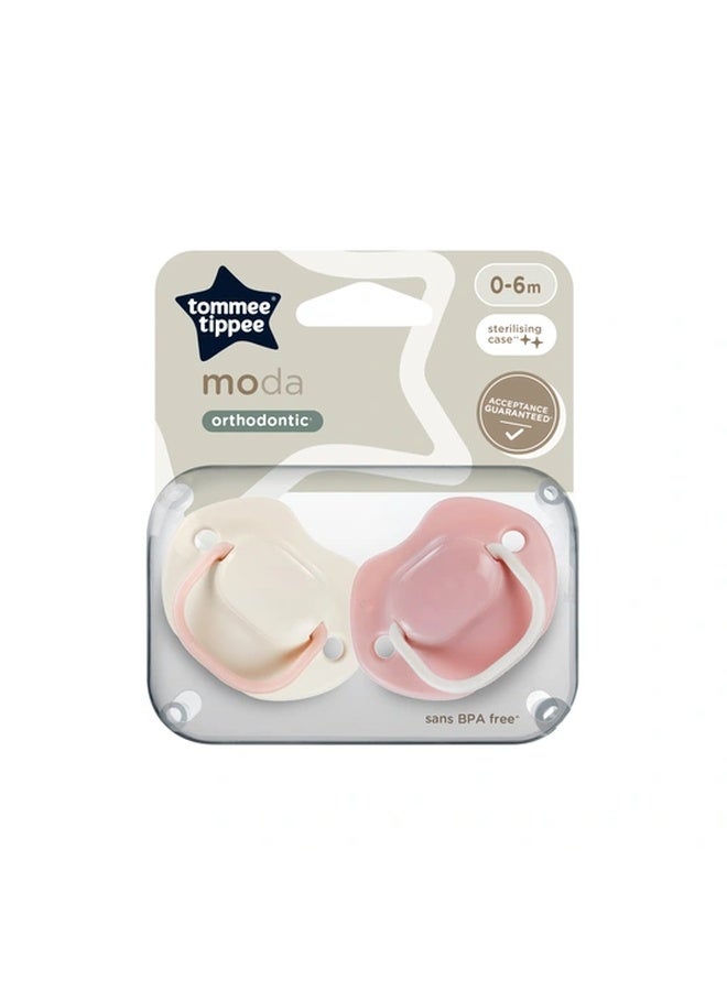tommee tippee Moda Baby Soothers For Newborns