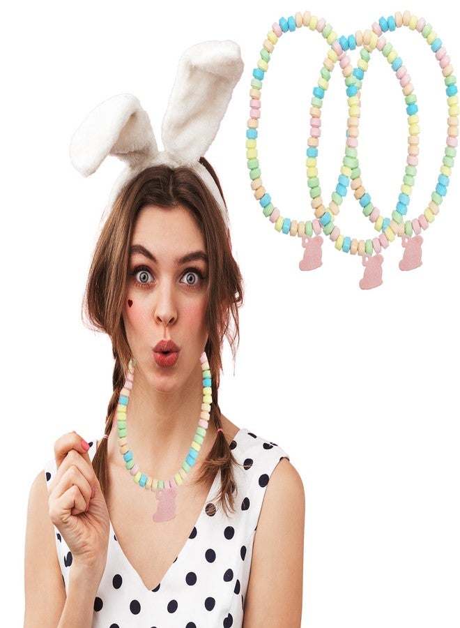Fruidles Easter Bunny Candy Necklace, Multicolor Fruit-Flavored Chewables for Party Favors (12-Pack) - Image 5