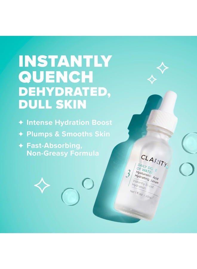 ClarityRx جرعة يومية من سيروم حمض الهيالورونيك المرطب، 1 أونصة سائلة - Image 2