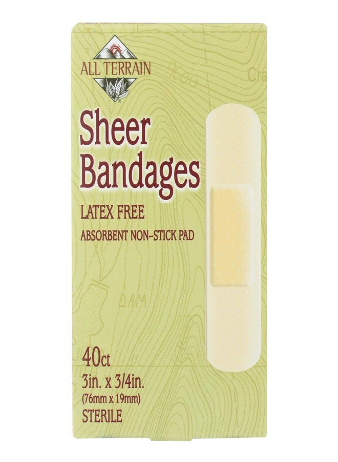 All Terrain, Bandage Sheer 3/4 X 3, 40 Count - Image 1