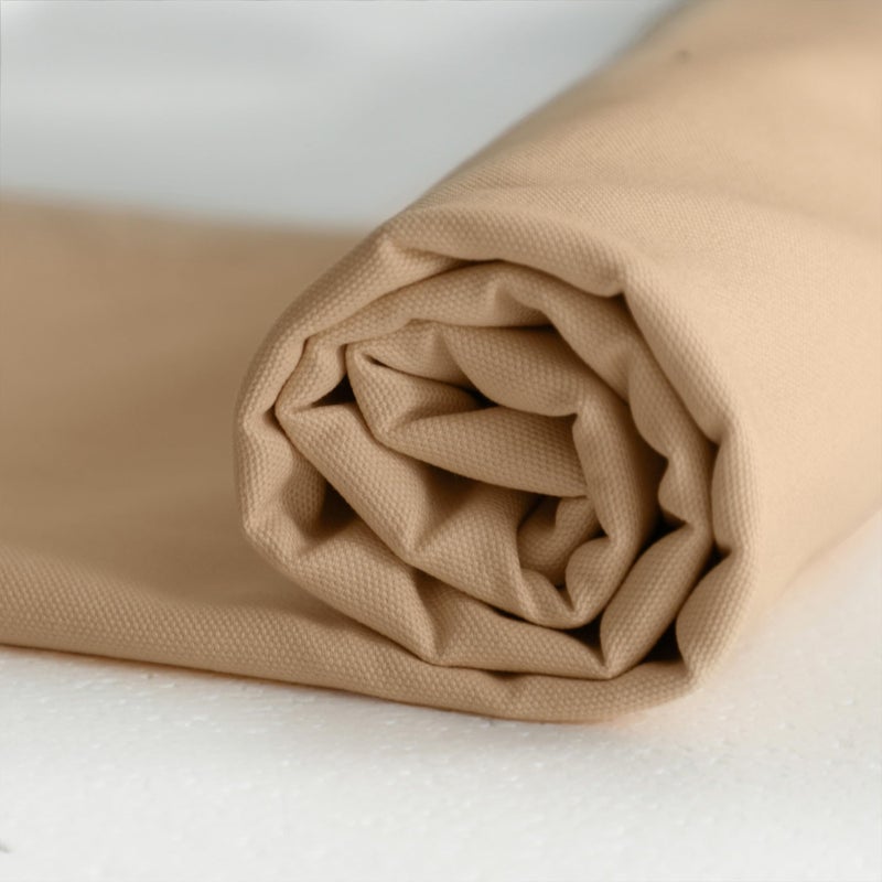 Simple&Opulence 100% Cotton Canvas Fabric 10Oz. 59 Inch By The Yard  Nature Duck Fabric Textile Medium Weight For Painting  Sewing  Crafts  Embroidery  Bag  Handmade Home Decor(1 Yard  Apricot) - Image 3