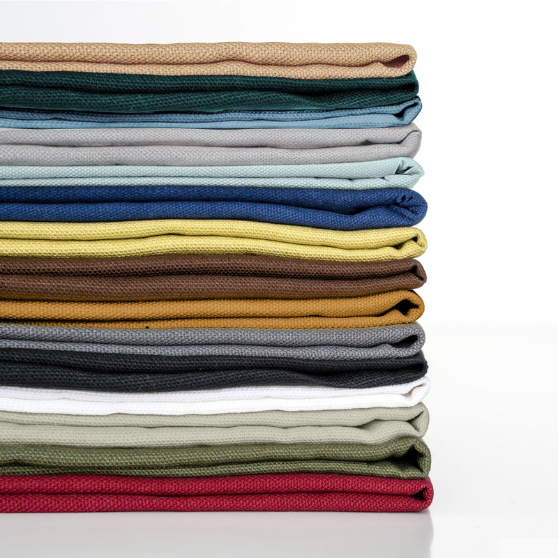 Simple&Opulence 100% Cotton Canvas Fabric 10Oz. 59 Inch By The Yard  Nature Duck Fabric Textile Medium Weight For Painting  Sewing  Crafts  Embroidery  Bag  Handmade Home Decor(1 Yard  Apricot) - Image 1