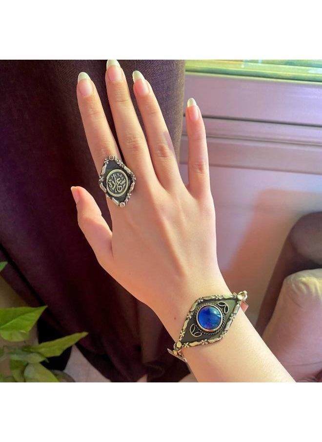 Generic - Set Women Bracelet And Ring Hand Made - 2 Pieces - Image 1
