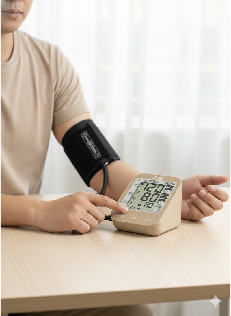 بريما لأن أي تغيير في ضغط الدم محتاج متابعة جهاز قياس ضغط الدم الذراع يخليك دايمًا متابع ومطمئن - Image 3