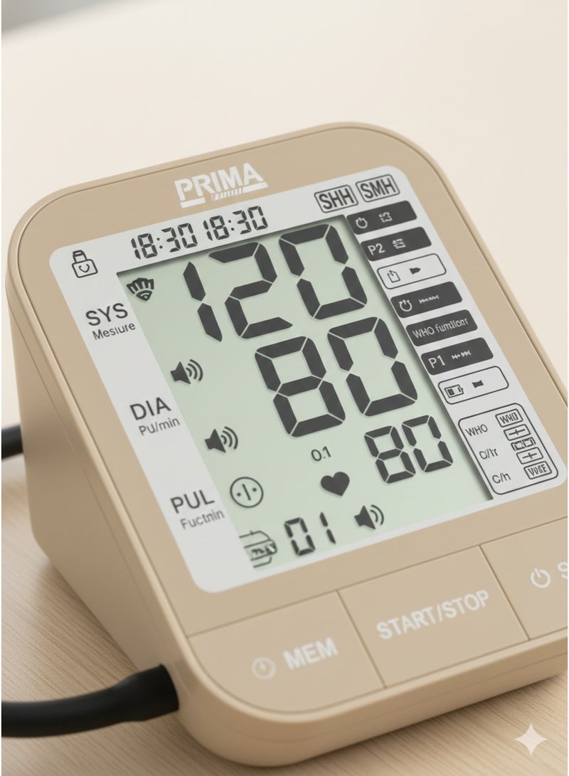 بريما لأن أي تغيير في ضغط الدم محتاج متابعة جهاز قياس ضغط الدم الذراع يخليك دايمًا متابع ومطمئن - Image 5