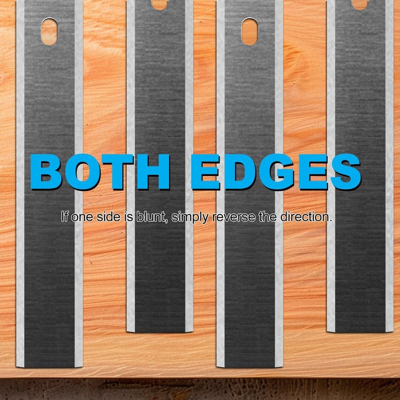Asieg Tool Planer Blades Knives for Delta 22-560 22-562 22-565 TP400LS Craftsman 21758 Wen 6550 Triton TPT125 Grizzly TP305 Porter Cable PC305TP 12.5 Inches HSS Replacement 4pcs - Image 4
