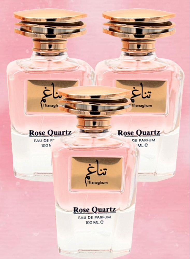 فاان 3 قطع عطر تناغم روز كوارتز 100 مل - Image 1