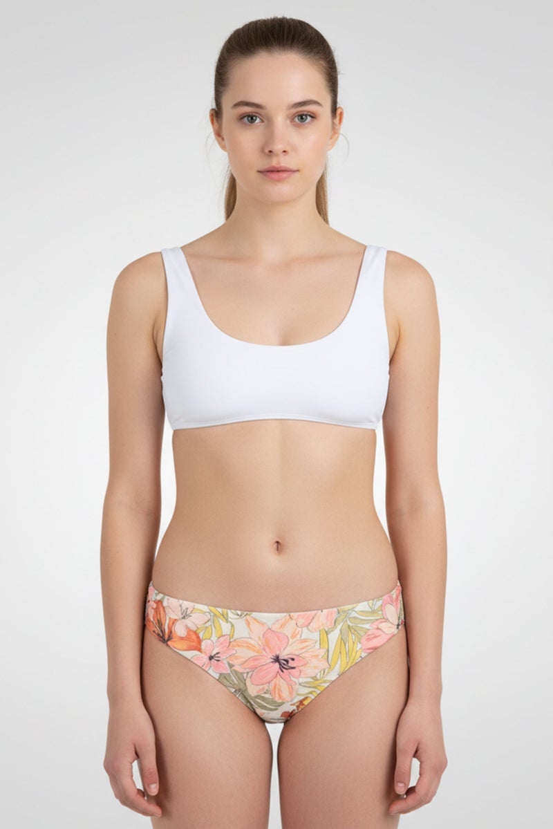Billabong بيكيني سفلي منخفض للنساء من تروبيك لوف، متعدد الألوان - Image 1
