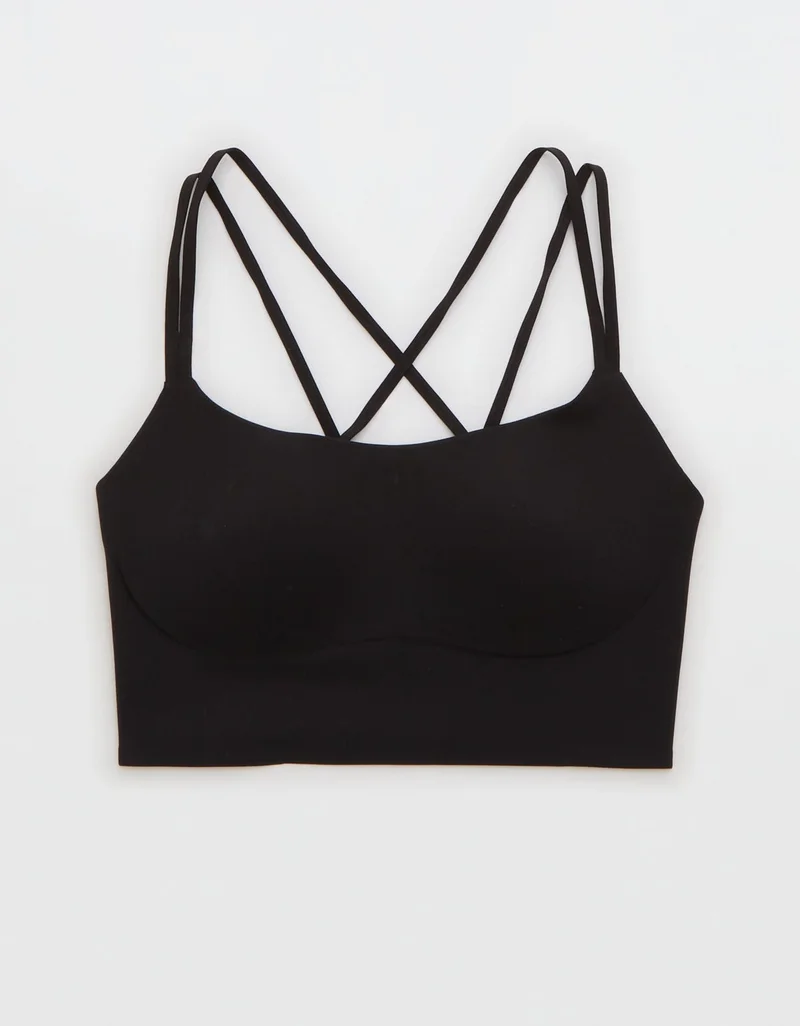 Aerie  OFFLINE By Aerie Real Me XTRA Hold Up! Strappy Sports Bra for Women | Best Price UAE