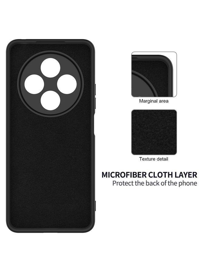 S-TOP Case For Redmi 14R / Xiaomi Poco C75 Solid Color Liquid Silicone Dropproof Full Coverage Phone Case - Image 5