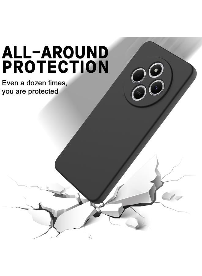S-TOP Case For Redmi 14R / Xiaomi Poco C75 Solid Color Liquid Silicone Dropproof Full Coverage Phone Case - Image 4