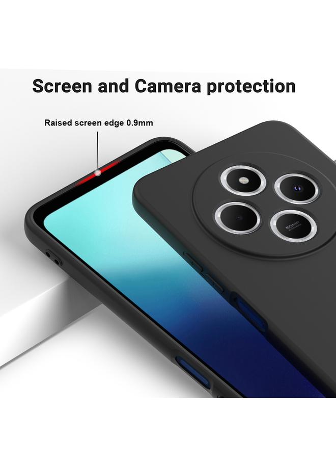 S-TOP Case For Redmi 14R / Xiaomi Poco C75 Solid Color Liquid Silicone Dropproof Full Coverage Phone Case - Image 3