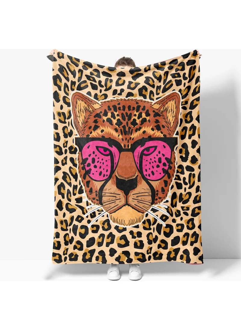 Eray Home Erayshome Leopard Pattern Printed Polar TV Blanket