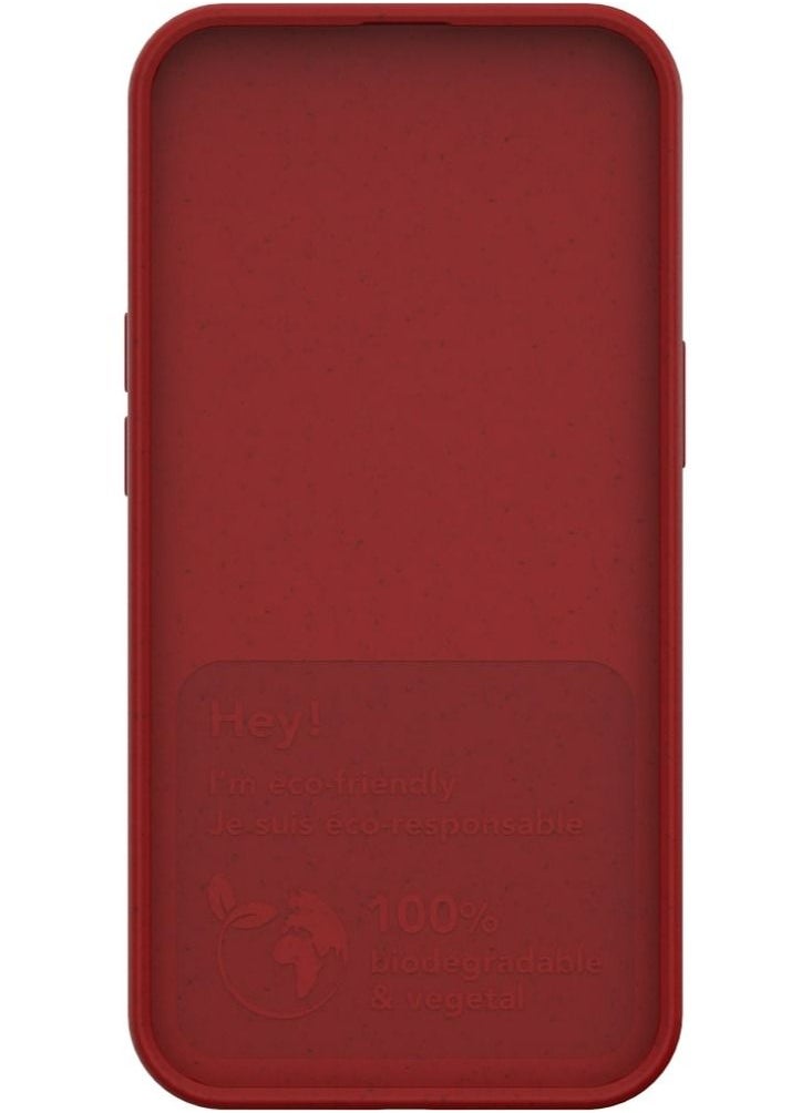 BIGBEN - Just Green  iPhone 14 Plus Case Natural Red - Eco-designed - Image 1