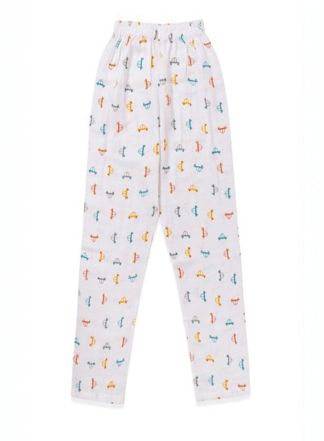 Fabrify Baby and Kids Cotton Printed Pyjama Set, Nightwear, Sleepwear, Trendy Nightsuit for Boys and Girls (Hot Wheels) (6-7 Y) Multicolour - Image 5