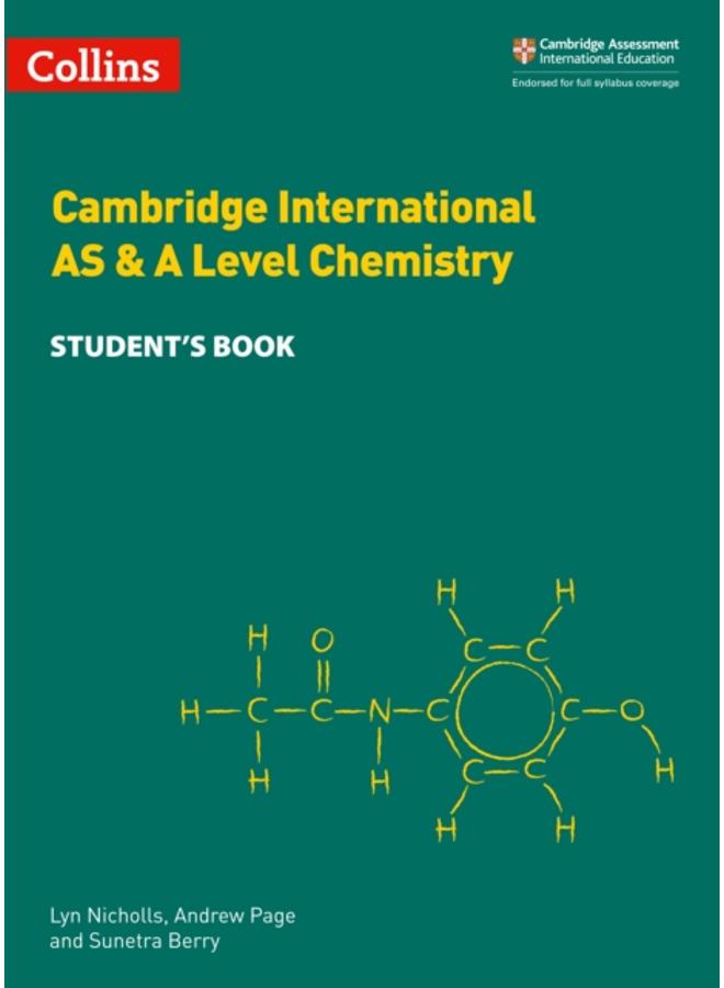 Cambridge International AS & A Level Chemistry Student's Book 