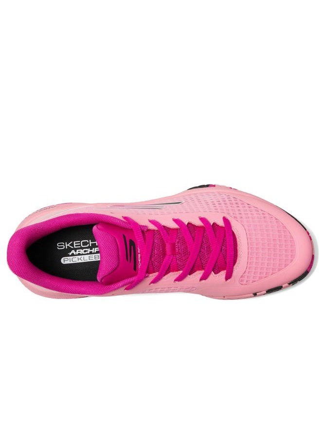 SKECHERS Women's Go Train Arch Fit Viper Court Pro-Pickleball Sneaker, Pink, 40 EU - Image 2
