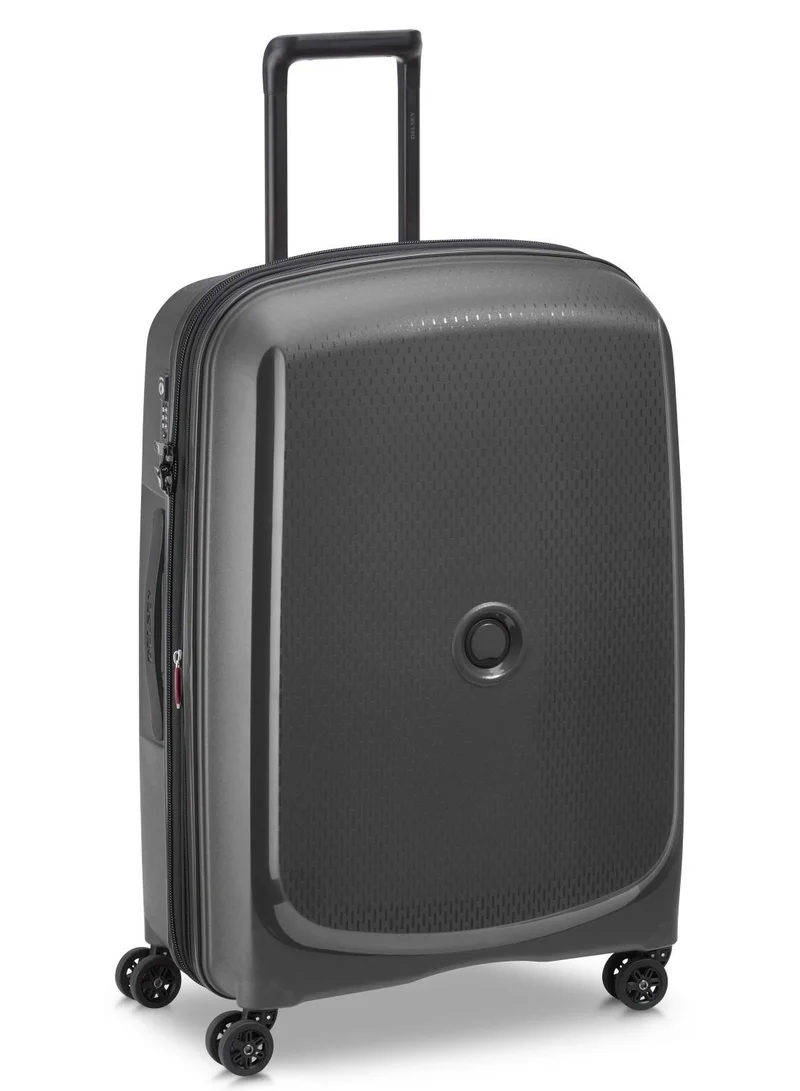 ديلسي _باريس Belmont + 71cm Hardcase 4 Double Wheel Expandable Check In Luggage Trolley Black