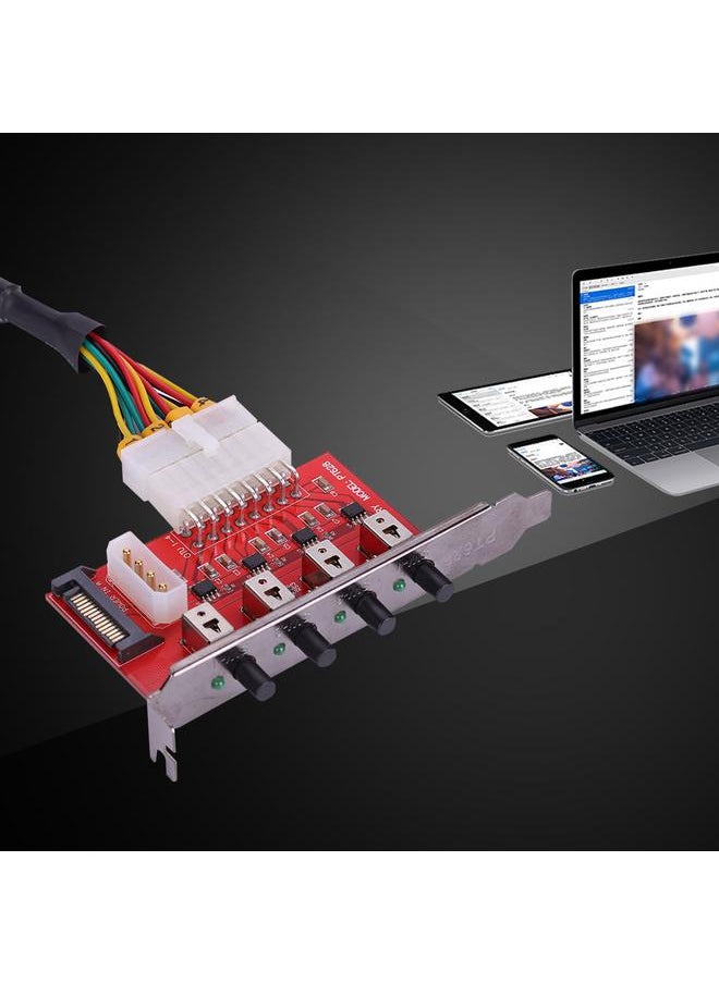 Thoraya - Four Channel HDD Power Control Switch Hard Drive Selector SATA Drive Switcher - Image 1