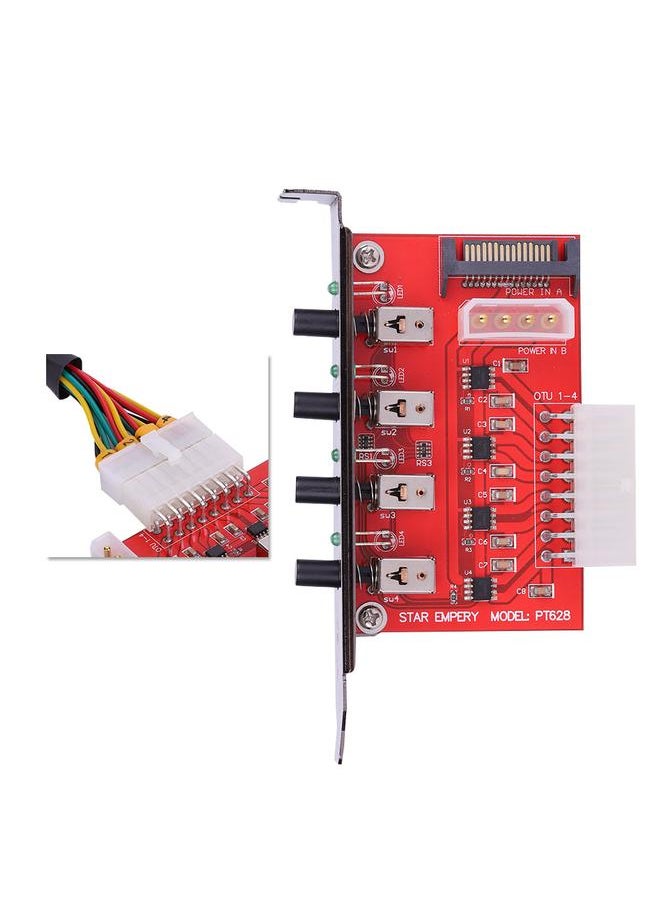 Thoraya - Four Channel HDD Power Control Switch Hard Drive Selector SATA Drive Switcher - Image 1