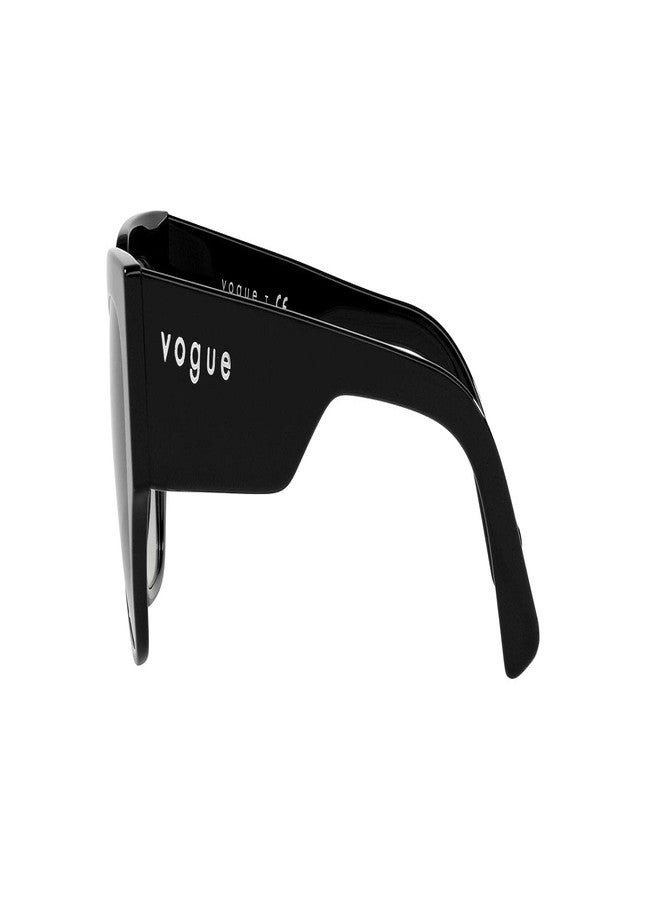Vogue Eyewear Womens VO5409S Square Sunglasses, Black/Grey Gradient, 52 mm - Image 4