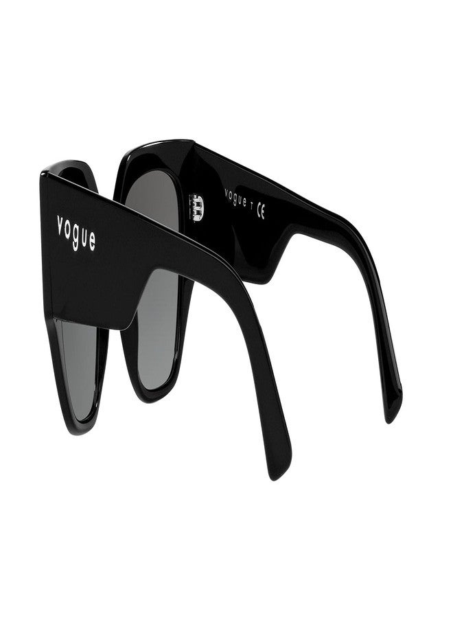 Vogue Eyewear Womens VO5409S Square Sunglasses, Black/Grey Gradient, 52 mm - Image 5