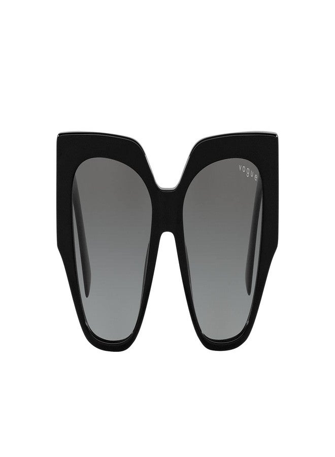 Vogue Eyewear Womens VO5409S Square Sunglasses, Black/Grey Gradient, 52 mm - Image 1