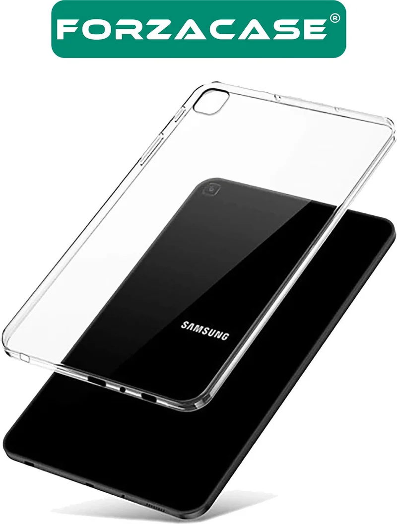 فورزاكاس Compatible with Samsung Galaxy Tab A7 T500 Silicone Case Transparent - FC013