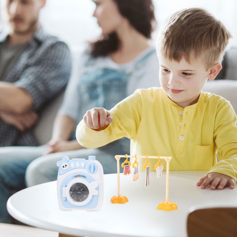 1 Set of Kids Simulation Washing Machine Toy Home Mini Appliance Toy - Image 1