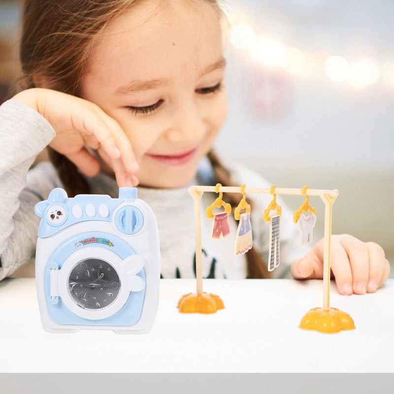 1 Set of Kids Simulation Washing Machine Toy Home Mini Appliance Toy - Image 2