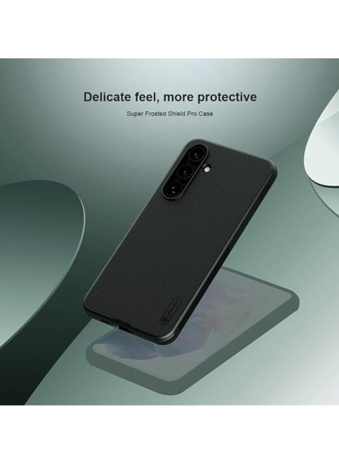 General - The case is compatible with the Samsung Galaxy S24 FE, and the ultra-slim fit is embellished with a matte matte hard PC back case with a soft TPU frame shockproof bumper case for the Samsung S24 FE - Image 1