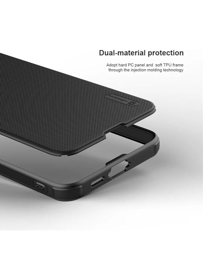 General - The case is compatible with the Samsung Galaxy S24 FE, and the ultra-slim fit is embellished with a matte matte hard PC back case with a soft TPU frame shockproof bumper case for the Samsung S24 FE - Image 1