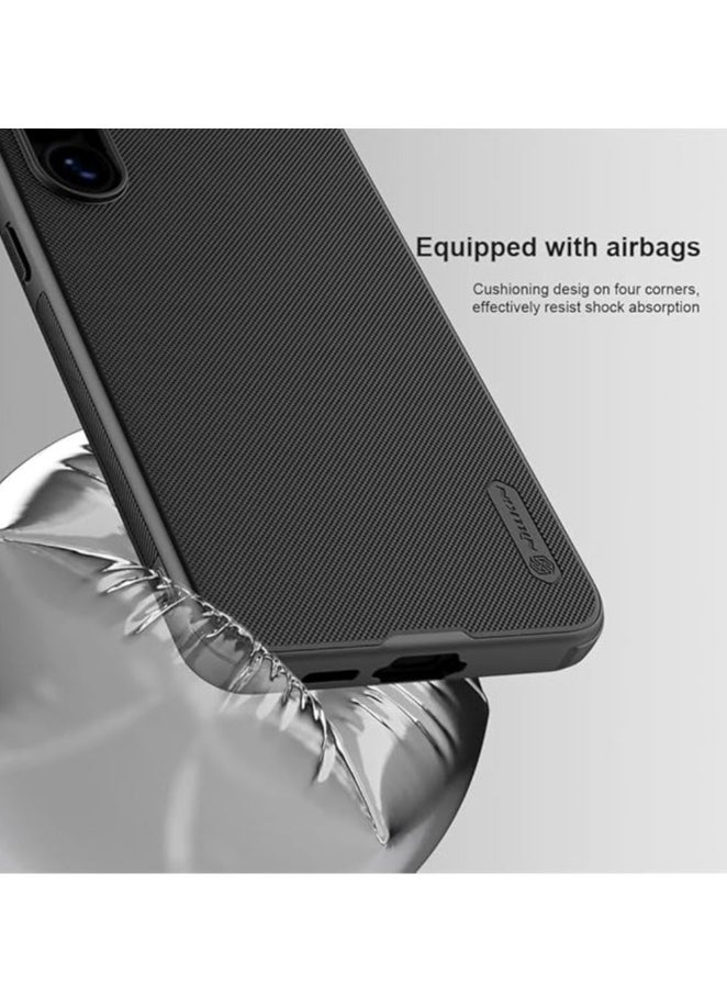General - The case is compatible with the Samsung Galaxy S24 FE, and the ultra-slim fit is embellished with a matte matte hard PC back case with a soft TPU frame shockproof bumper case for the Samsung S24 FE - Image 1