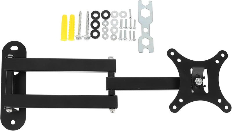GALPADA Adjustable LCD Monitor Holder and Tv Wall Mount Bracket for 10-27 Inch Screens with Rotatable and Extendable Arm, Universal Monitor Wall Rack for Home and Office Use - Image 1