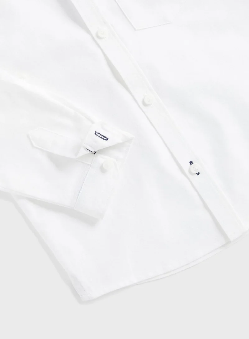 mothercare White Oxford Shirt