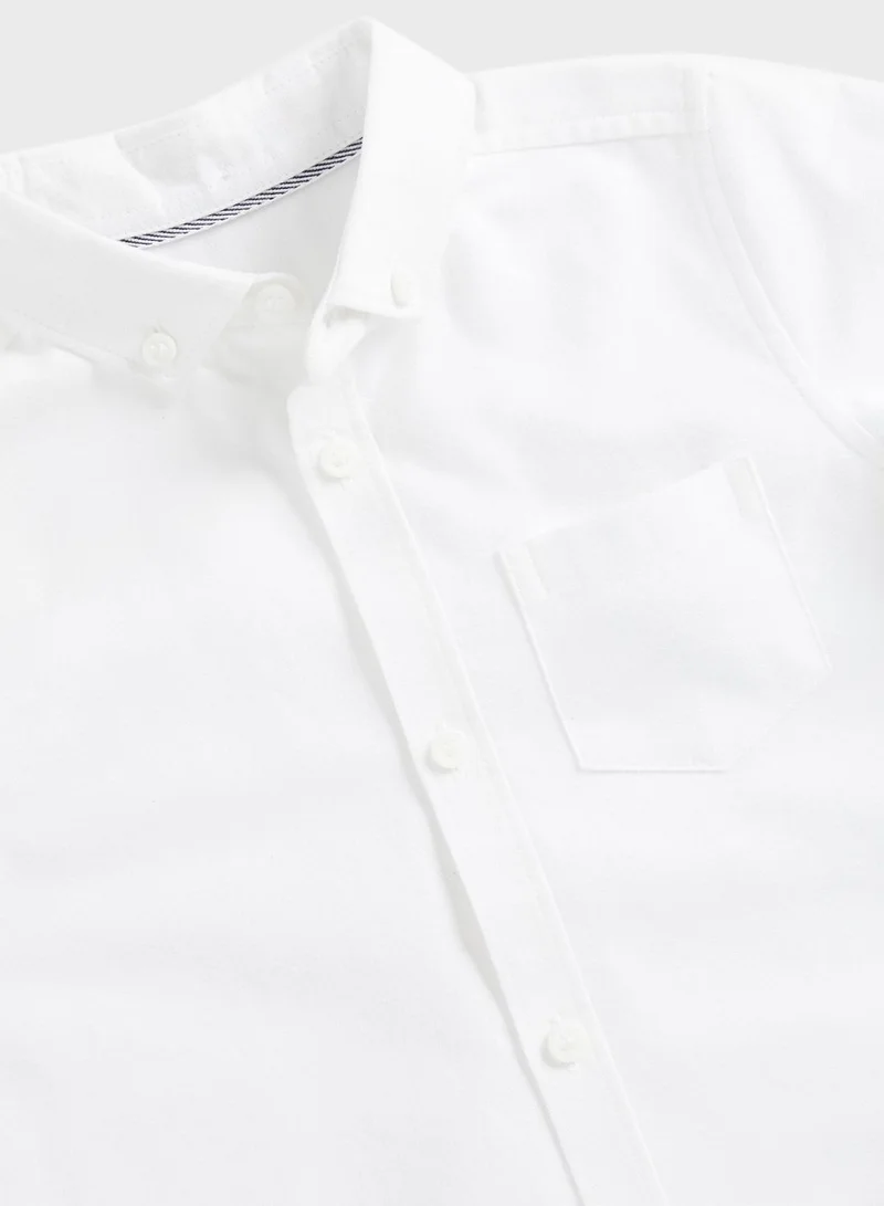 mothercare White Oxford Shirt