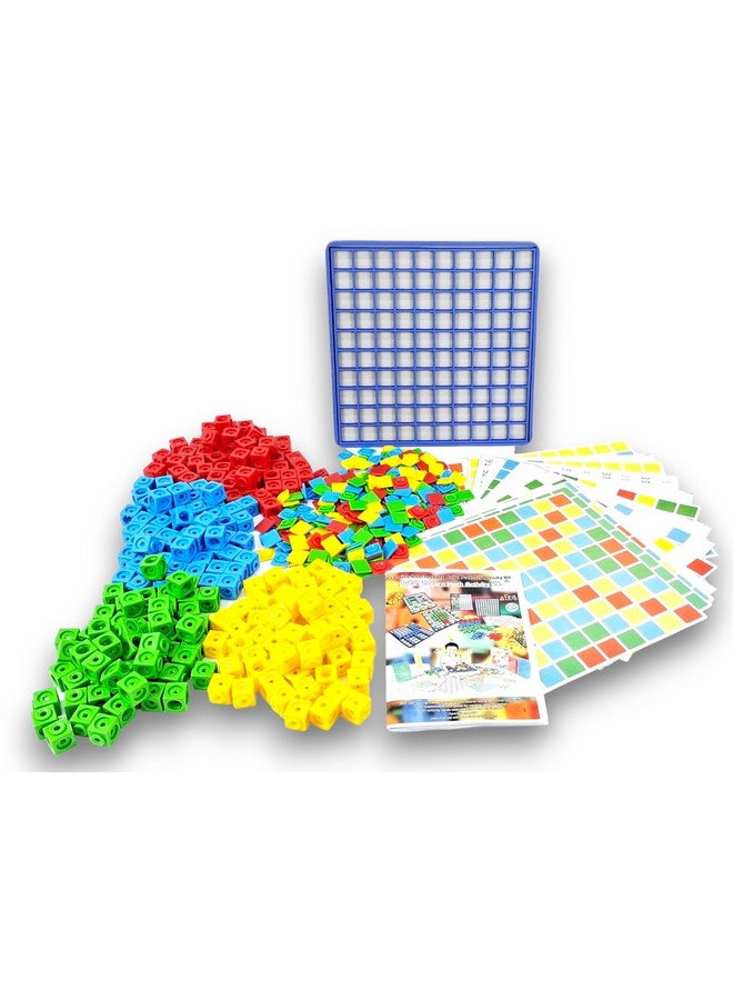 ستيبس تو دو مجموعة أنشطة مكعبات متشابكة إبداعية من ستيبس تو دو. مجموعة أنشطة تعليمية "ابنِ وتعلم". أداة تعليمية للرياضيات. تتضمن 240 مكعبًا، 240 لوحة وجه، 20 سجادة أنشطة، شبكة واحدة، دليل المستخدم. - Image 1