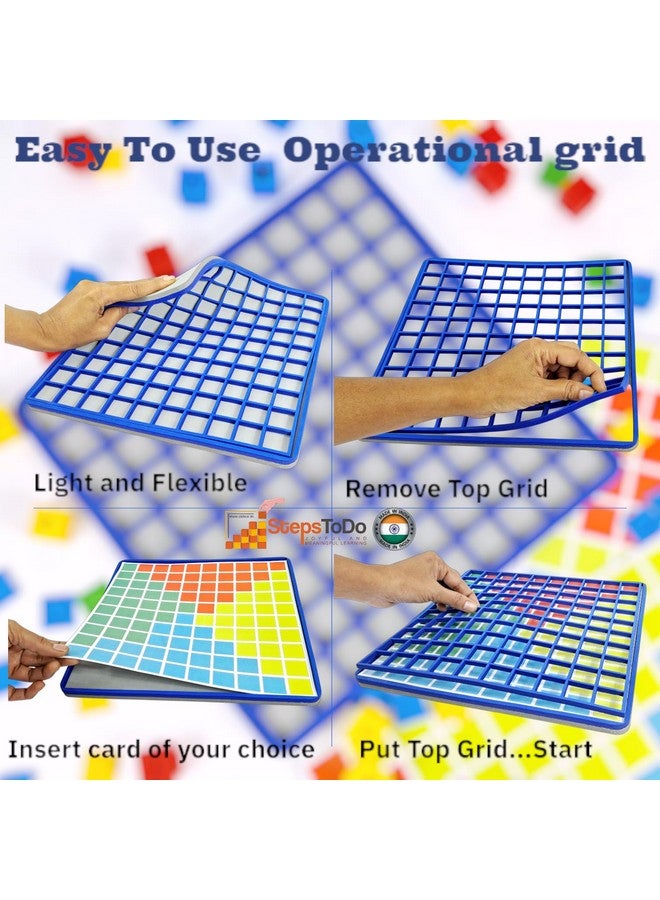 ستيبس تو دو مجموعة أنشطة مكعبات متشابكة إبداعية من ستيبس تو دو. مجموعة أنشطة تعليمية "ابنِ وتعلم". أداة تعليمية للرياضيات. تتضمن 240 مكعبًا، 240 لوحة وجه، 20 سجادة أنشطة، شبكة واحدة، دليل المستخدم. - Image 3