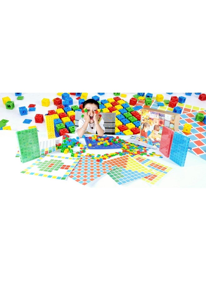 ستيبس تو دو مجموعة أنشطة مكعبات متشابكة إبداعية من ستيبس تو دو. مجموعة أنشطة تعليمية "ابنِ وتعلم". أداة تعليمية للرياضيات. تتضمن 240 مكعبًا، 240 لوحة وجه، 20 سجادة أنشطة، شبكة واحدة، دليل المستخدم. - Image 2