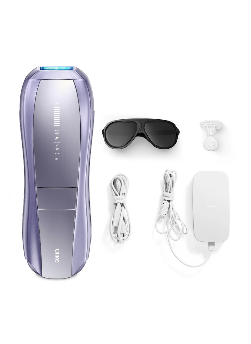 Ulike Ulike Laser Hair Removal, Air 10 IPL Hair Removal for Women and Men, 65°F Ice-Cooling Contact, Dual Lights, Skin Sensor & SHR Mode* for Nearly Painless, Effective & Long-Lasting Hair Removal from Home