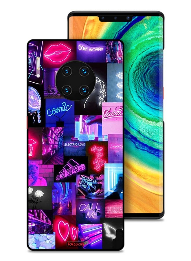 Tolwak Huawei Mate 30 Pro 4G Protective Case Cover Comic - Image 1