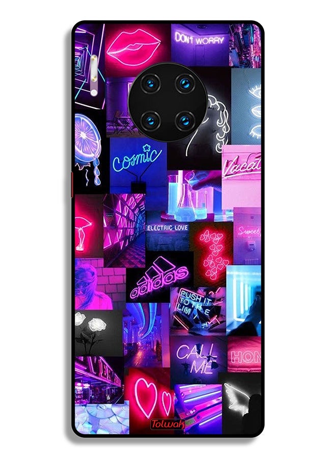 Tolwak Huawei Mate 30 Pro 4G Protective Case Cover Comic - Image 2