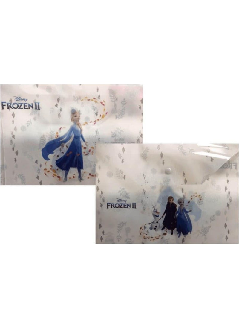 Disney FROZEN 20 Licensed A4 Envelope File with Snap  - Image 3