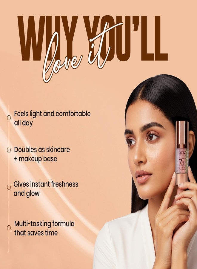 Maliao 7-in-1 Total Repair Matte Primer - Pore Minimizing, Long-Lasting Makeup Base 40ml - Image 2