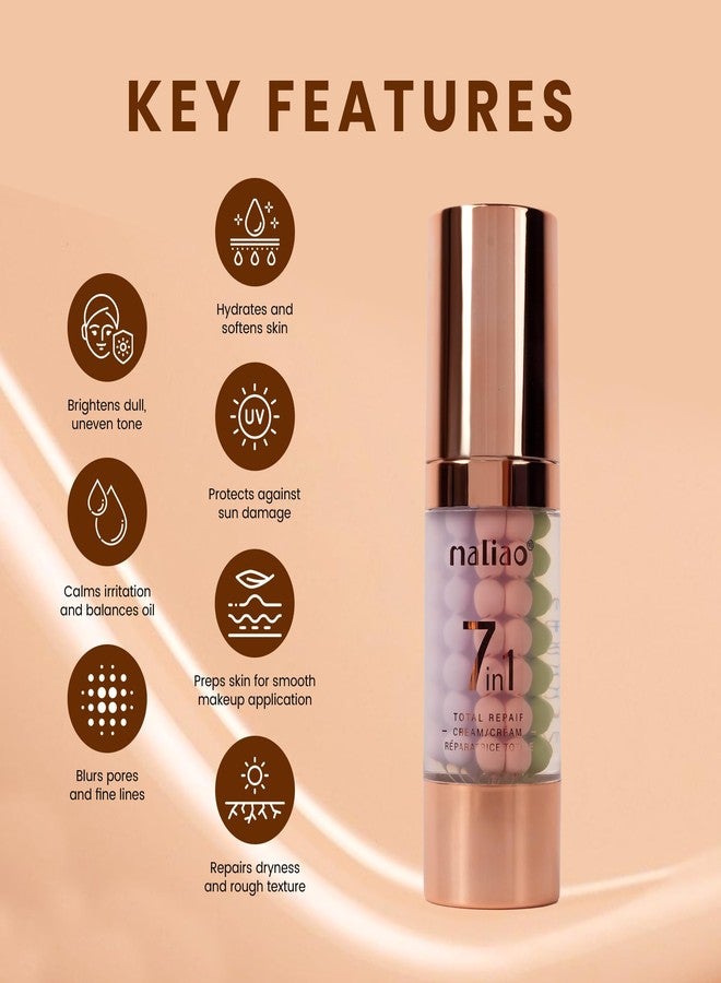 Maliao 7-in-1 Total Repair Matte Primer - Pore Minimizing, Long-Lasting Makeup Base 40ml - Image 4