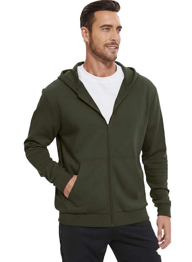 Long Sleeve Casual Solid Basic Hoodie Sweatshirt - Image 1