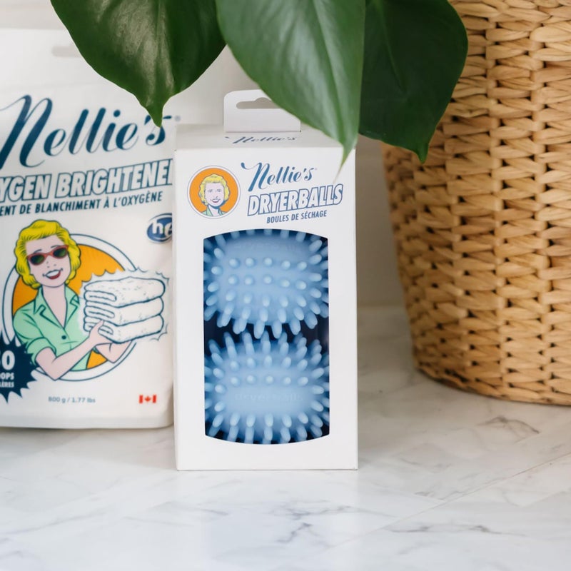 Nellie's Dryerballs - Eco-Conscious Laundry Dryer Balls - Softens Fabrics, Reduces Wrinkles, and Shortens Drying Time - Dryer Sheet Alternative (2 Pack) - (Made in Canada) - Image 5