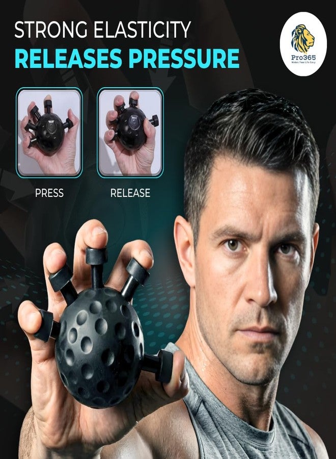 PRO365 Hand Gripper & Finger Strength Trainer | Grip Strength Trainer for Fingers, Wrist & Forearm | Durable ABS Material | Hand Exercise Equipment for Gym, Sports & Rehab | 1 Year Brand Warranty - Image 4