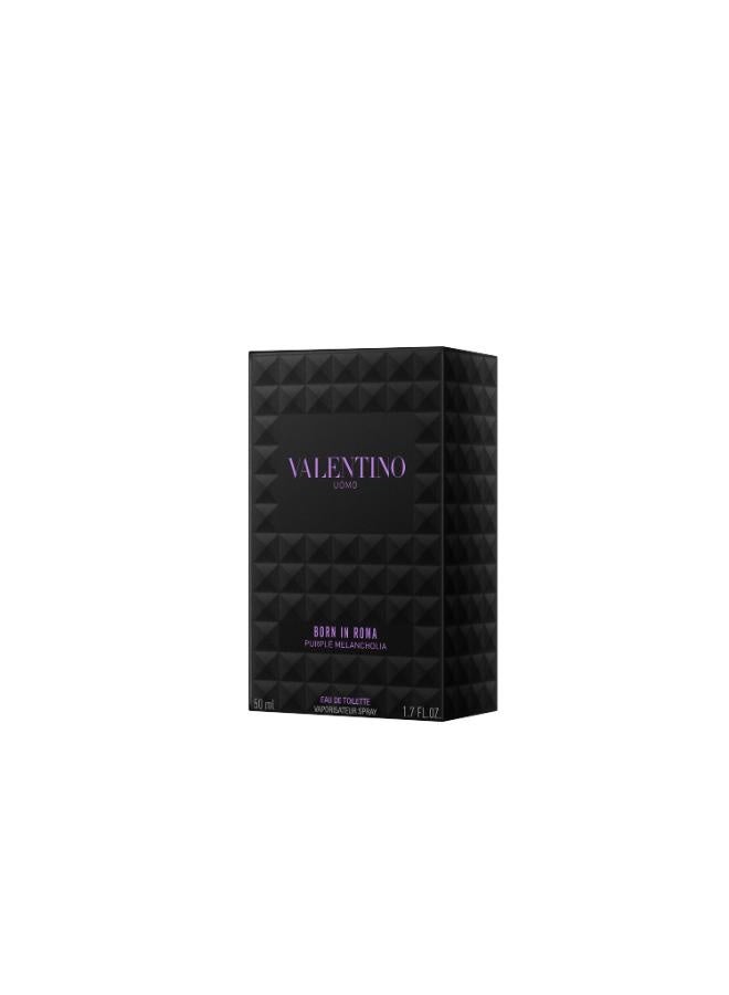 فالنتينو Men's Uomo Born In Roma Purple Melancholia EDT 50ml - Image 1